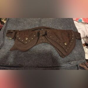 Brown and Black Utility Waist Belts